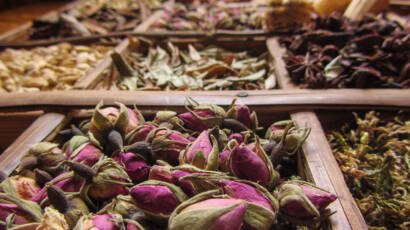 Mercado zoco en Marrakech